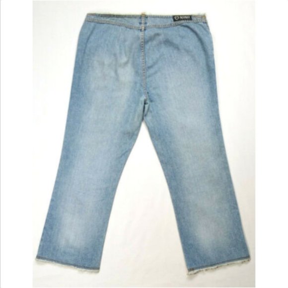 XOXO Low Rise Straight Capri Jeans 2114E1M - Picture 2 of 10